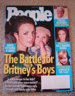 People Magazine August 2007 Britney Spears Cover