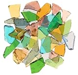 Mixed Colors Stained Glass Cobbles-2.5 ounces