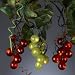 Tuscan Winery Green & Purple Grape Christmas Light Set - 10 Clusters 80 Lights