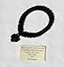 Christian 33-Knot Prayer Rope 100% Organic Wool (Black)