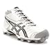 ASICS Men's GEL-Provost Lacrosse Cleat,White/Black/Silver,10 M US
