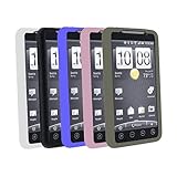 Premium 5 Pieces Soft Gel Silicone Skin Case Cover :Black/Blue/Clear/Pink/S ....