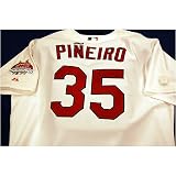 St. Louis Cardinals Joel Pineiro Autographed 2007 Game-Used Home Jersey