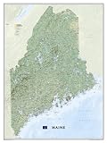 Maine State Wall Map (Tubed)