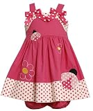 Bonnie Baby Girls Infant Ladybug Applique Sundress