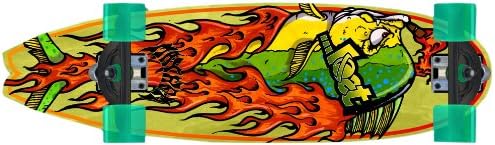 Lost Dorado Cruiser Complete Surf Skateboards (Yellow, 31.5 X 9.125-Inch)