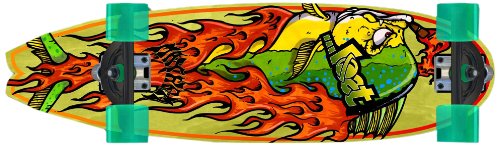 Lost Dorado Cruiser Complete Surf Skateboards (Yellow, 31.5 X 9.125-Inch)