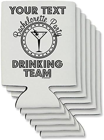 TooLoud Personalized -Name- Bachelorette Party Drinking Team Can / Bottle Insulator Coolers - 6 Pieces