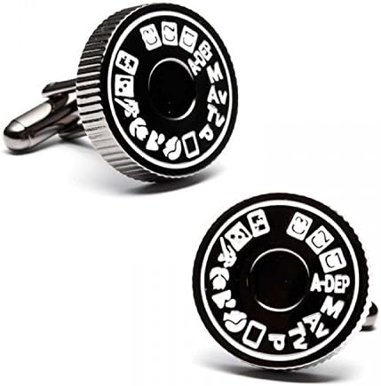 Camera Mode Dial Cufflinks