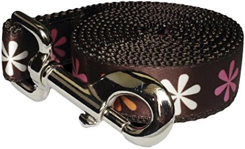 Paw Paws USA Flower Power Dog Leash, Small, Multicolored