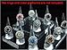 Clear Acrylic Ring Cone Jewelry Display Stand, Pack of 10 pieces