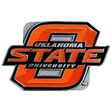 Oklahoma State New Metal Trailer Hitch Cover Plug