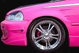 Hot Pink Wheels - 24"W x 16"H - Peel and Stick Wall Decal by Wallmonkeys