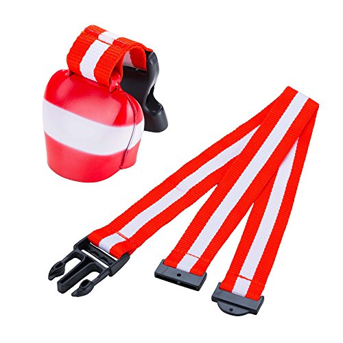 Kuhglocke Fussball EM & WM Fanartikel mit Umhängeband Österreich