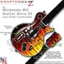 Fire Flames Skin by WraptorSkinz TM fits Nintendo Wii Guitar Hero III (3) Les Paul Controller (GUITAR NOT INCLUDED)