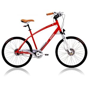 Ferrari CX-70 Comfort Bike (26-Inch Wheels), Red, Medium