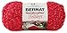 Bernat Handicrafter Holiday Sparkle Yarn, 2.8 Ounce, Red