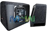 Kicker TS10L72 (11TS10L72) 10 Angled Vented Sub Enclosure with 1 Solo-Baric 10 L7 (2 Ohm)