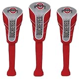 Ohio State Golf Club Headcovers Set of 3 - Nylon