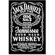 (2x3) Jack Daniels Bottle Label Locker Refrigerator Magnet