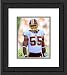 Framed Jason Taylor Washington Redskins Photograph