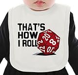 That's How I Roll ネクタイを有する有機ビブ Medium