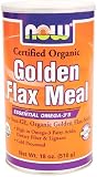 Review NOW Foods  / NOW Foods Organic Golden Flax Meal , 18 Ounce Fiber Can (Pack of 3)
