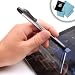 Capacitive Art Stylus with Drawing Tip for HP Touchpad , ASUS Eee Pad Transformer , Apple iPad & More Tablets! **Includes Accessory Bag & Microfiber Cleaning Cloths