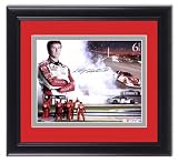 Kasey Kahne Framed Autographed 9x7 Photograph