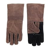 Grillmark Leather Gloves for Grilling 17"