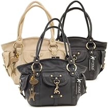 Catwalk Collection Leather Karlie Handbag