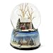 Winter Cottage with Carolers Snow - Water Globelobe