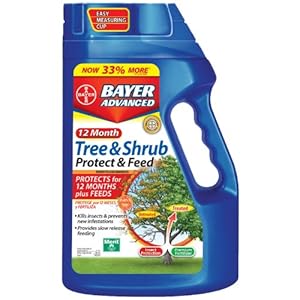 Bayer 701600A 12-Month Tree and Shrub Protect and Feed Granules 4-Pound