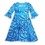 Girlfriends by Anita G - Girls Long Sleeve Dress, Blue