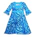 How To Measure Bra Sizes : Girlfriends by Anita G - Girls Long Sleeve Dress, Blue