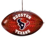 4" NFL Houston Texans LED Light-Up Football Christmas Ornament