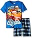 Disney Boys' Cars Plaid Short Set