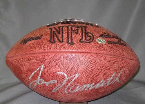 Joe Namath New York Jets NFL Hand Signed Official Football