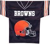 NFL Cleveland Browns Jersey Banner (34-by-30-Inch/2-Sided)