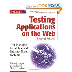 Testing Applications on the Web: Test Planning for Mobile and Internet-Based Systems