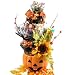 Towering Jack O'Lantern Halloween Table Centerpiece and Gift