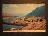 70s Rocky Reach Dam, Washington Panorama Postcard