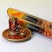 Hand Painted Wood Ganesh Incense Burner with Incense