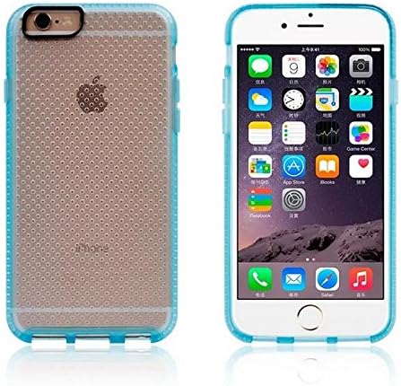 For Iphone 6 Plus Case,Iphone 6s Plus Case (5.5 Inch),Hotoy(TM) Unique Fashion Shakeproof Dot Pattern Design Clear Case Protective Impact Soft Evo and TPU Phone Case (Clear Blue)