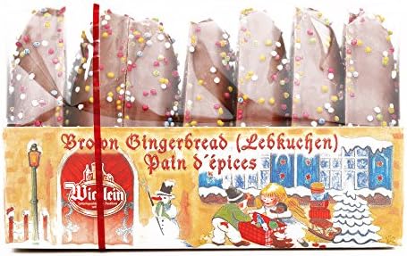 Wicklein Lebkuchen Gingerbread Heart Cookies 7 oz each - Gourmet Christmas Gift for the Holidays (3 Items per Order, Not per Case)