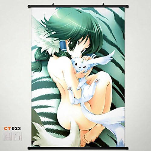 Home Decor Anime Utawarerumono: The False Faces Kuon Wall Scroll Poster Fabric Painting 23.6*35.4 inch b2 23