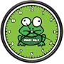 FROG Wall Clock think green tree frogs toad art gift
