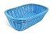 Colorbasket Hand Woven Waterproof Rectangular Basket, Dark Blue, Set of 3