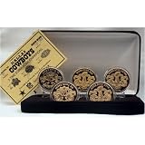 Dallas Cowboys 24KT Gold Super Bowl 5 Coin Set