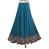 Daisy Embroidery Circle Skirt (Petite, Tall & Misses Sizes XS-3X)